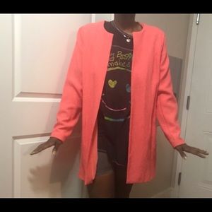 Beautiful coral spring jacket